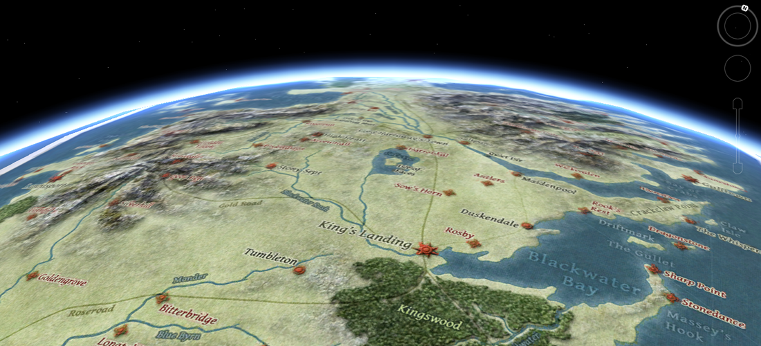 game of thrones map westeros. Westeros in Google Earth