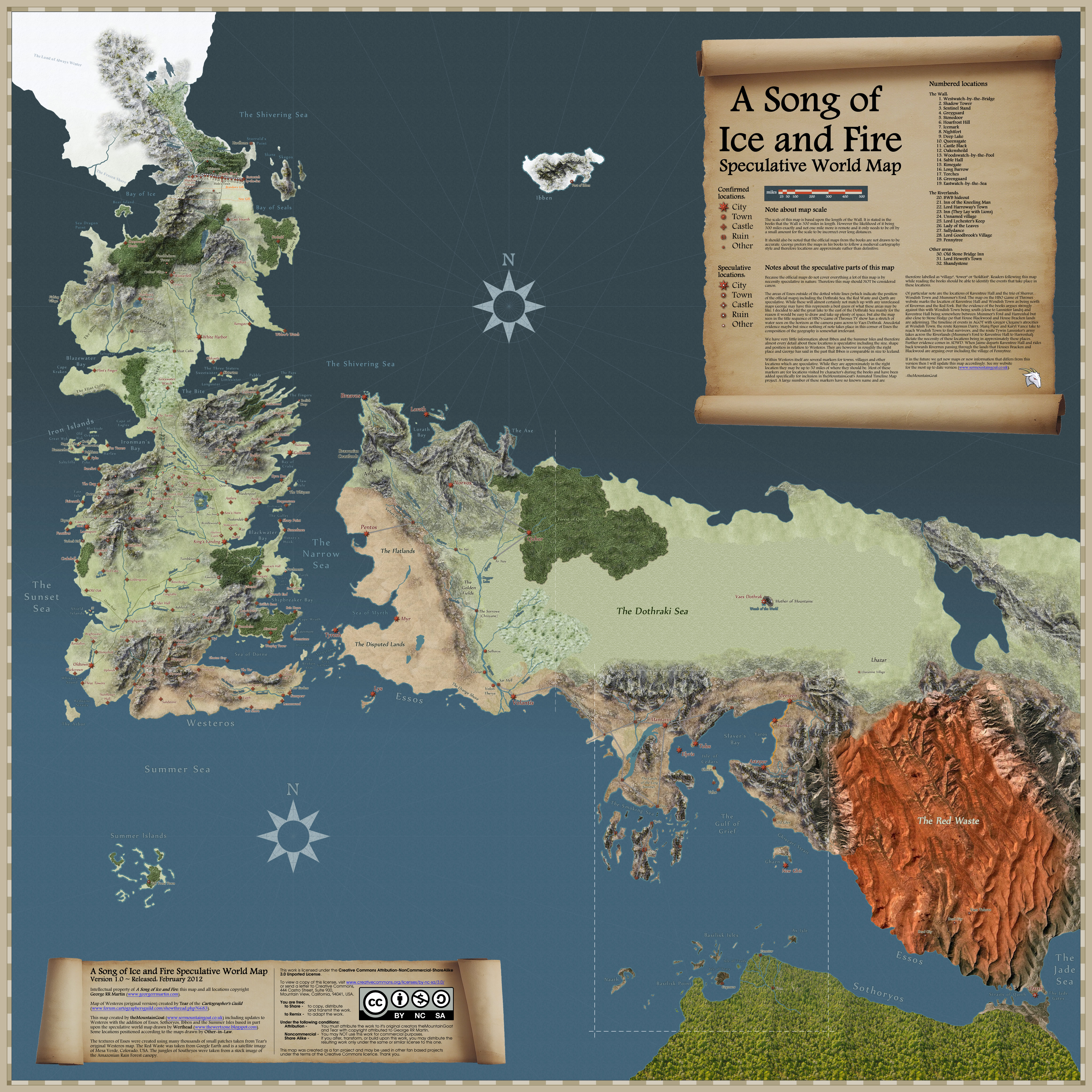 Fire and Ice Map